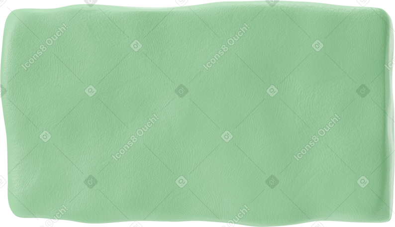3D Torso 3d en tela verde PNG, SVG