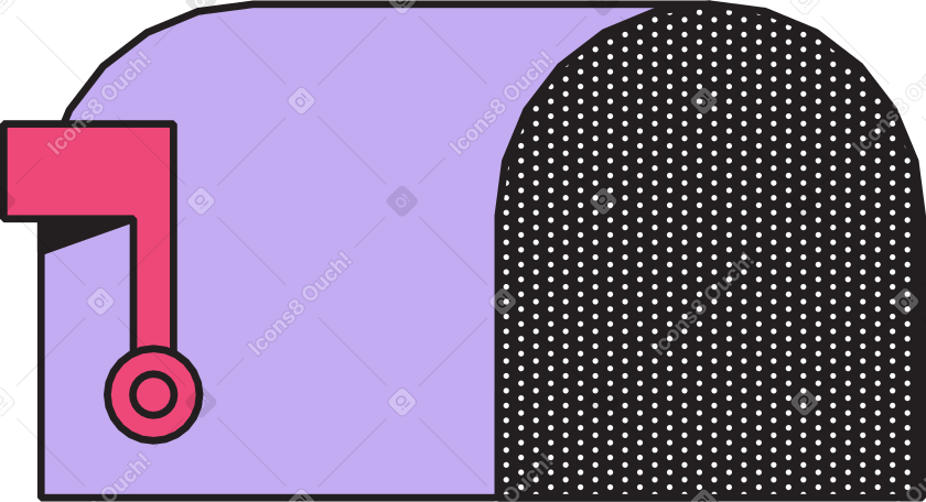 Buzón con bandera PNG, SVG
