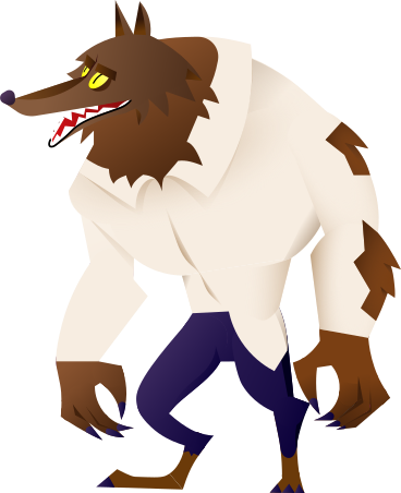 werewolf PNG, SVG
