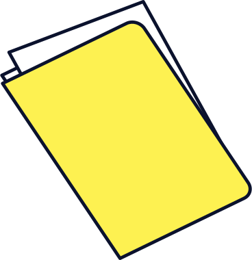 Folder with paper PNG, SVG
