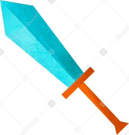 steel sword of warrior Illustration in PNG, SVG