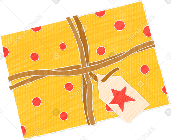 Chaussette de noël rouge remplie de cadeaux et de décorations PNG, SVG