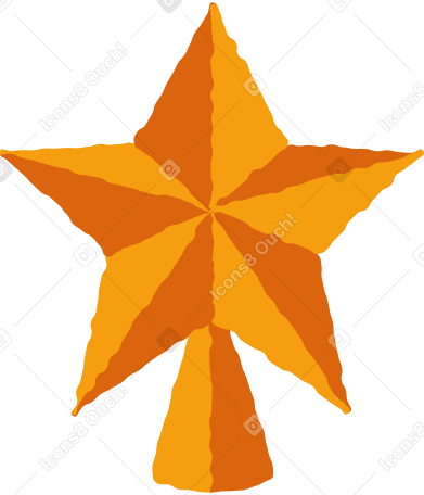 top tree star PNG, SVG