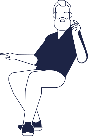 adult man sitting PNG, SVG