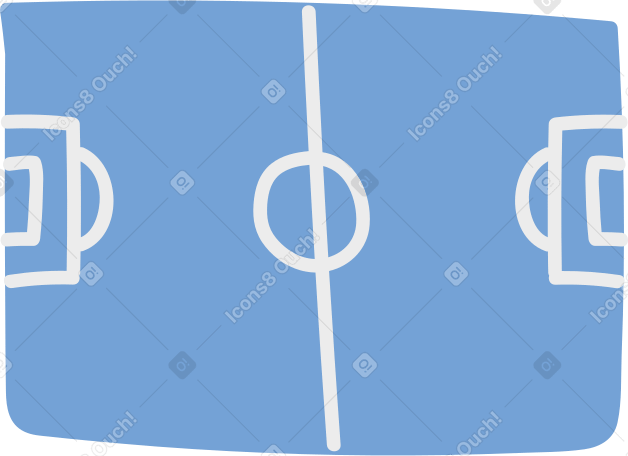 football field Illustration in PNG, SVG