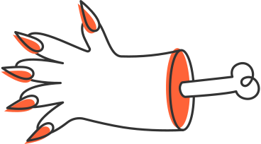 Mão halloween PNG, SVG