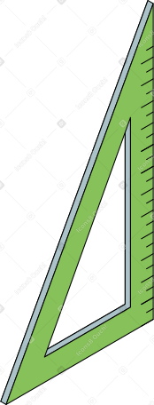 треугольная линейка в PNG, SVG