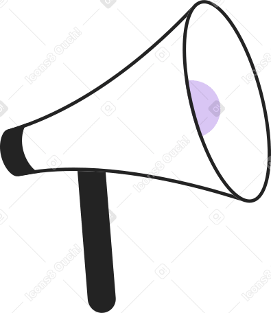 loudspeaker Illustration in PNG, SVG