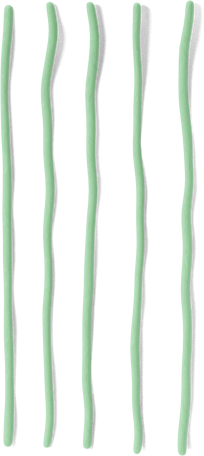 Straight green vertical lines Illustration in PNG, SVG