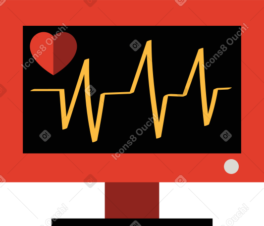 монитор сердца в PNG, SVG