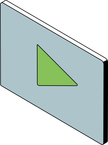 green play button PNG, SVG