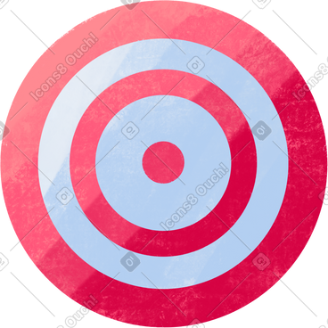 Pink target PNG, SVG