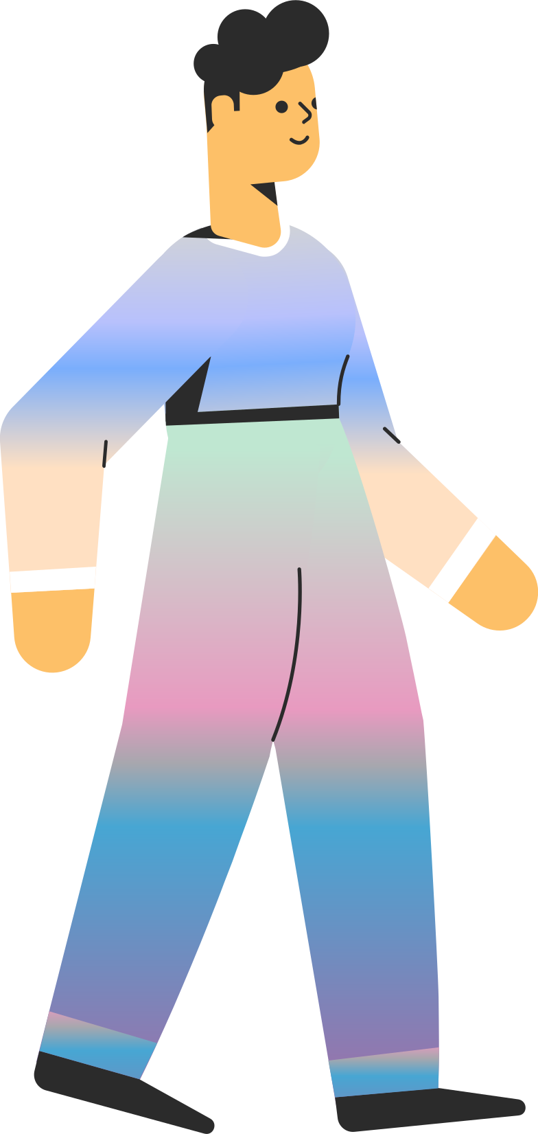 速く歩く のクリップアートイラスト イメージ Pngとsvg