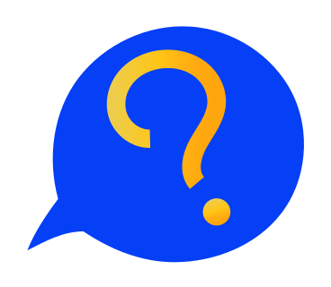 Question animated illustration in GIF, Lottie (JSON), AE