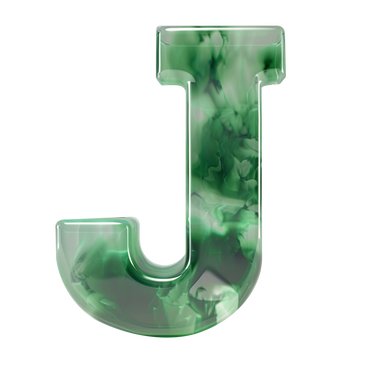 Мраморная буква j в PNG, SVG