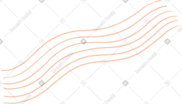 Pink wavy lines PNG, SVG