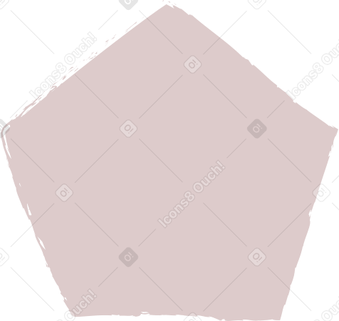 dark pink pentagon Illustration in PNG, SVG