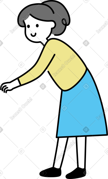 女人拿着东西 PNG, SVG