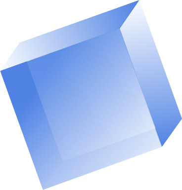 Petit cube en projection PNG, SVG