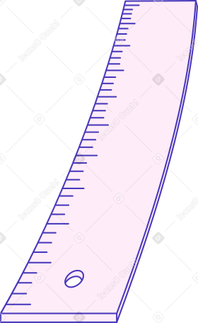gebogenes lineal PNG, SVG