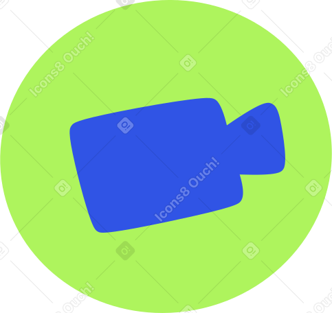 video camera button Illustration in PNG, SVG
