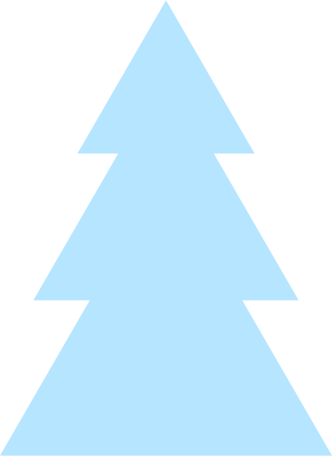 blue christmas tree PNG, SVG