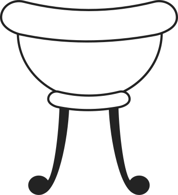 indian chair PNG, SVG