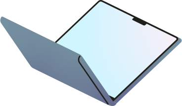 Opened laptop PNG, SVG