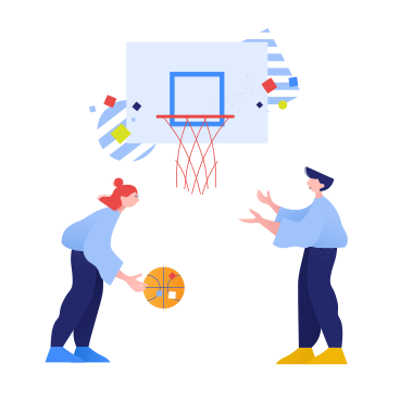Basketball spielen PNG, SVG