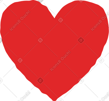 Red heart PNG, SVG