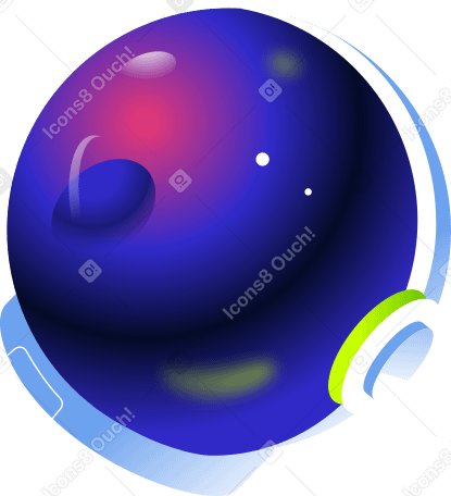 cosmonaut's helmet PNG, SVG