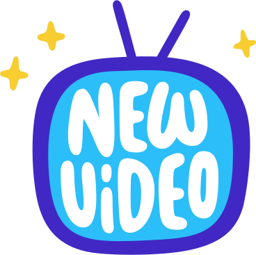 lettering sticker new video tv text PNG, SVG