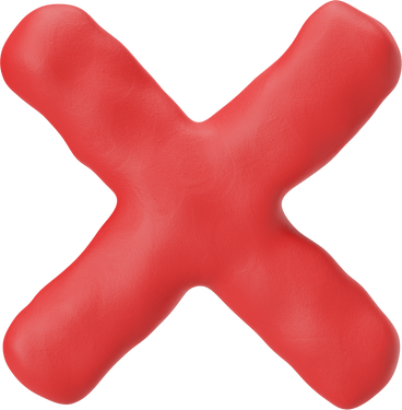 Red delete icon x PNG, SVG