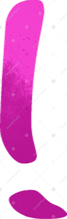 pink exclamation mark Illustration in PNG, SVG