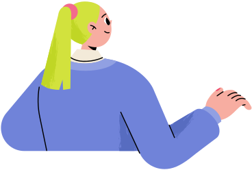 woman in a cardigan PNG, SVG
