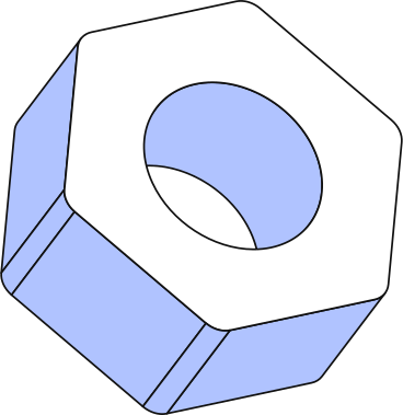 sechskantmutter PNG, SVG