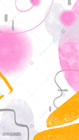 Background with pink and orange spots Illustration in PNG, SVG