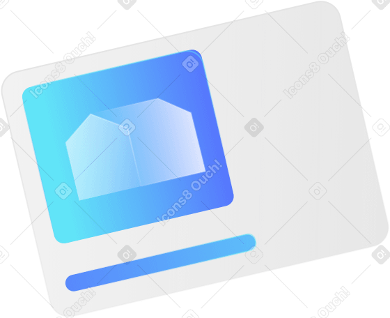 frosted glass with a house icon PNG, SVG