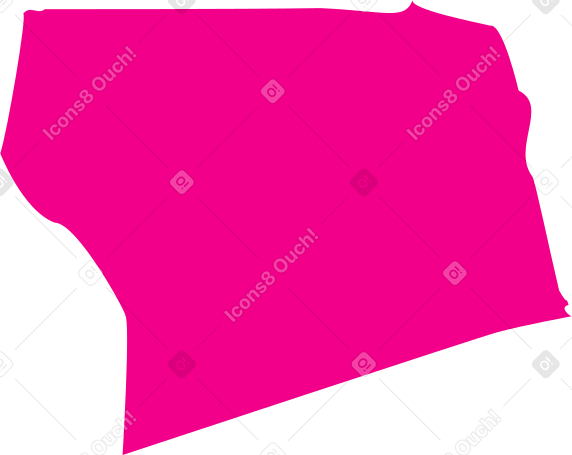 pink cured square Illustration in PNG, SVG