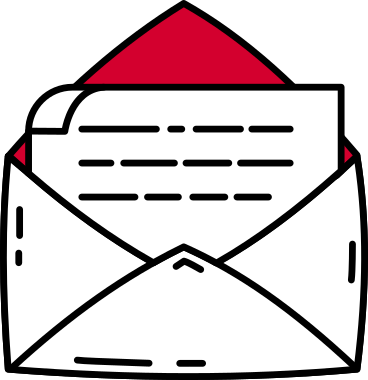 Umschlag mit einem brief öffnen PNG, SVG