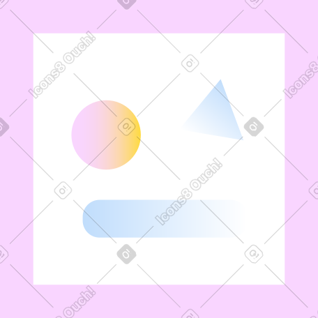 抽象图案绘画 PNG, SVG