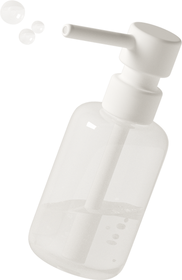 clear sanitizer pump bottle PNG, SVG