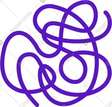 Tangle of lines PNG, SVG