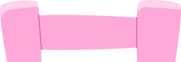 pink dumbbell PNG, SVG