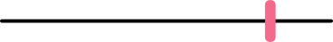 Horizontaler fortschrittsbalken mit rosa schieberegler PNG, SVG