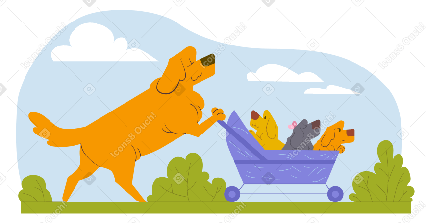 Family holidays Illustration in PNG, SVG