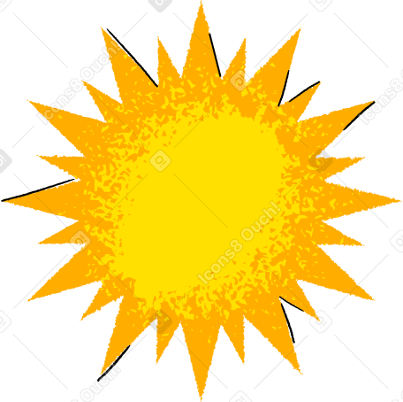 солнце в PNG, SVG