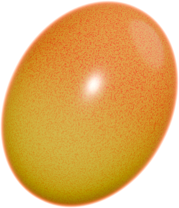 Oeuf orange PNG, SVG