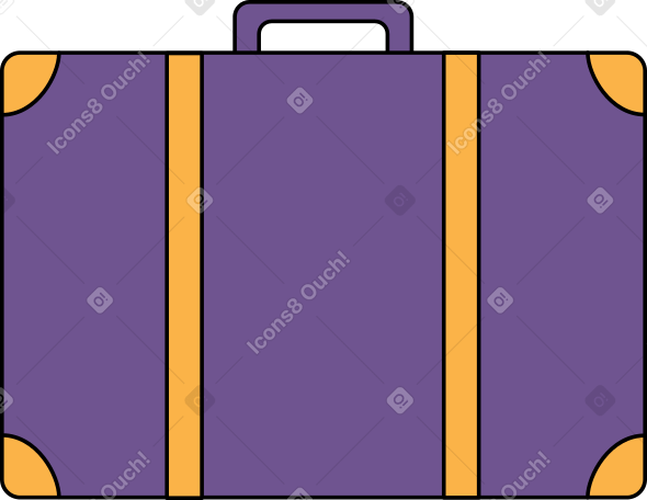 old suitcase PNG, SVG