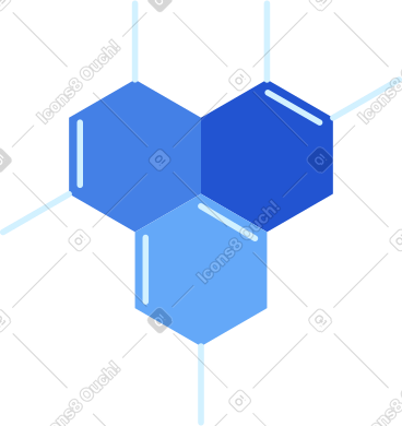 Benzene molecule PNG, SVG